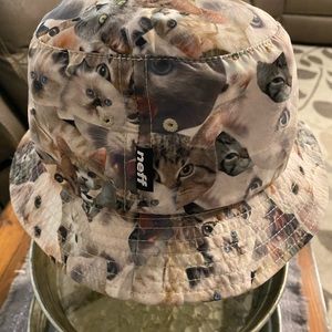 NEFF Sun Hat Cat Pattern